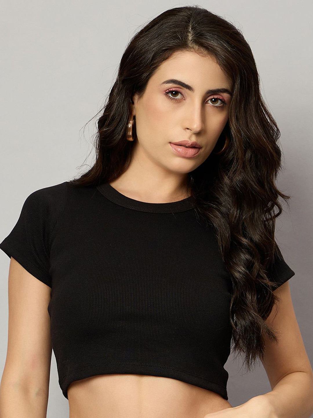 Nun Blouson Crop Top