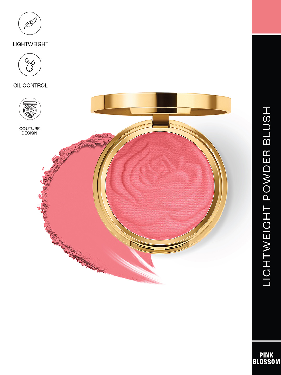 Lakme Rouge Bloom Showstopper Collection Lightweight Powder 12g - Blush Pink Blossom