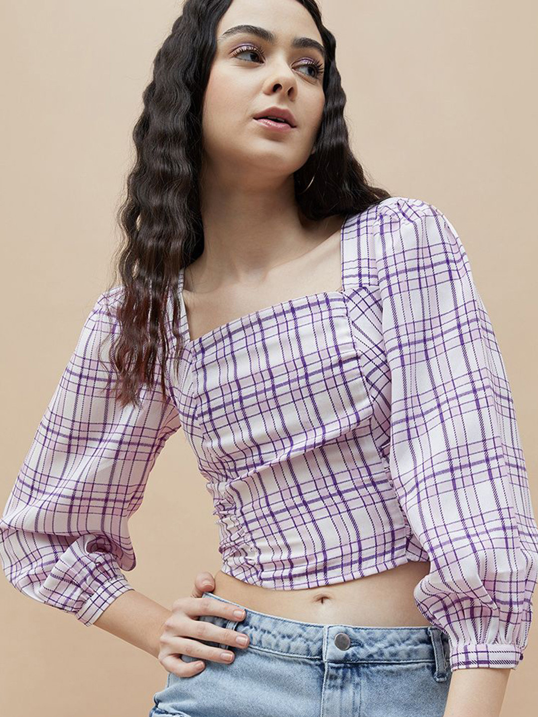 Ginger by Lifestyle Print Blouson Top