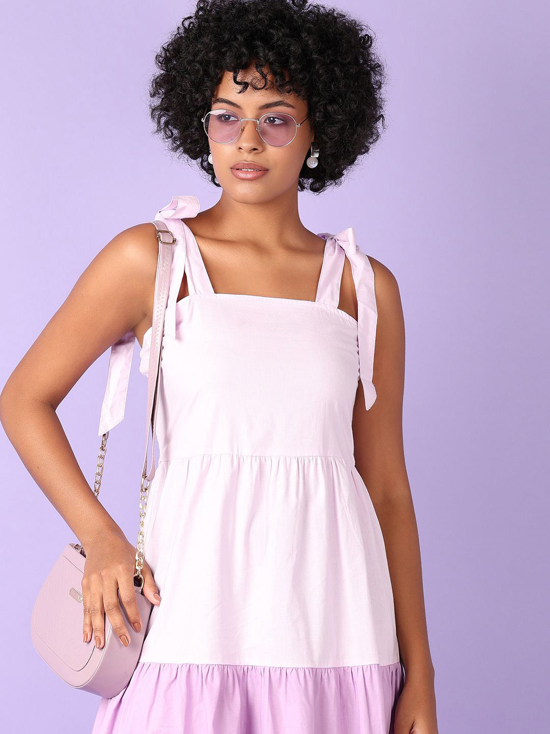 V-Mart Print A-Line Dress