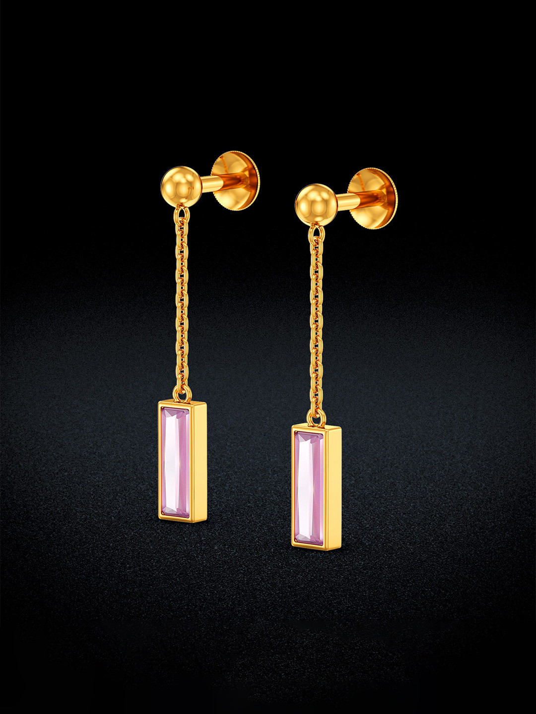 Joyalukkas Women 22KT Yellow Gold Earrings  2.94Gm