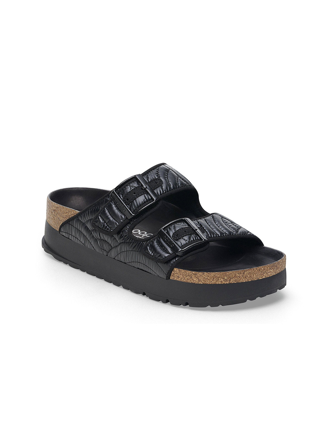 Birkenstock Arizona PAP French Piping Flex Platform Women Narrow Width Two Strap Sandals