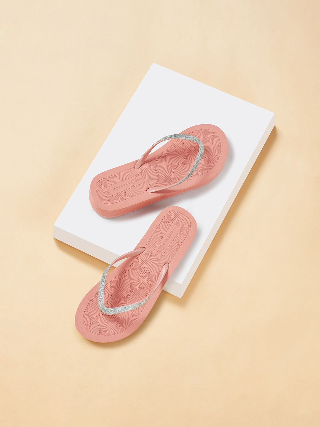 Forever Glam by Pantaloons Women Self Design Thong Flip-Flops