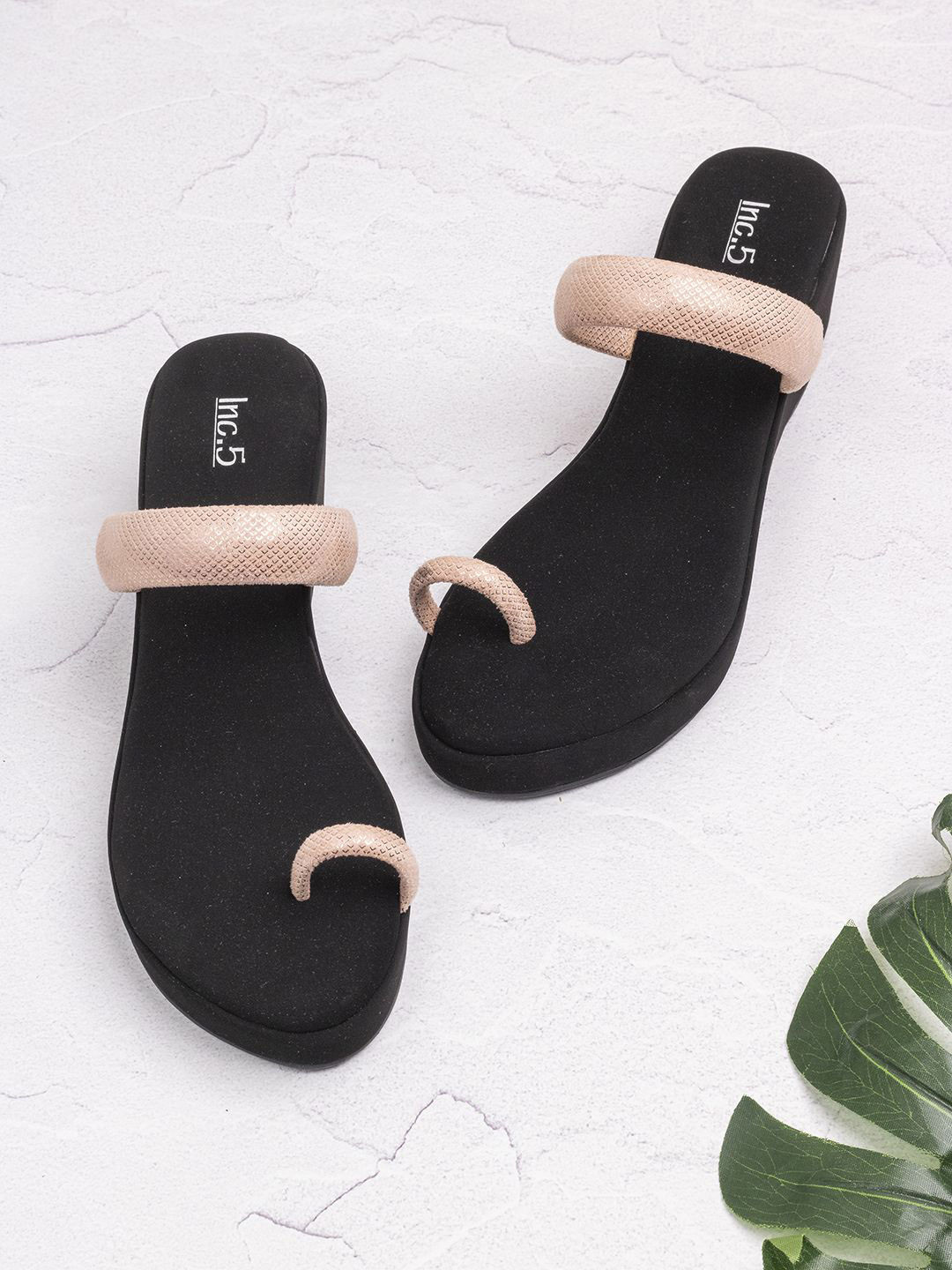 Inc 5 Women Round Toe Party Wear Wedge Heel Sandals