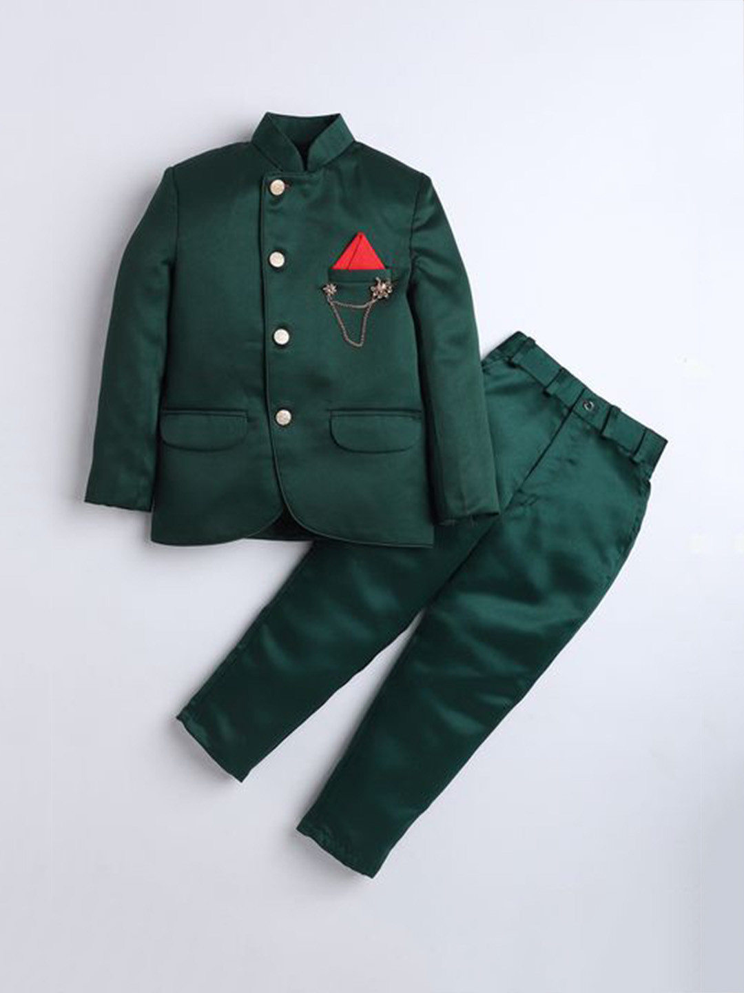 BAESD Boys 2-Pcs Single Breasted Prince Suit