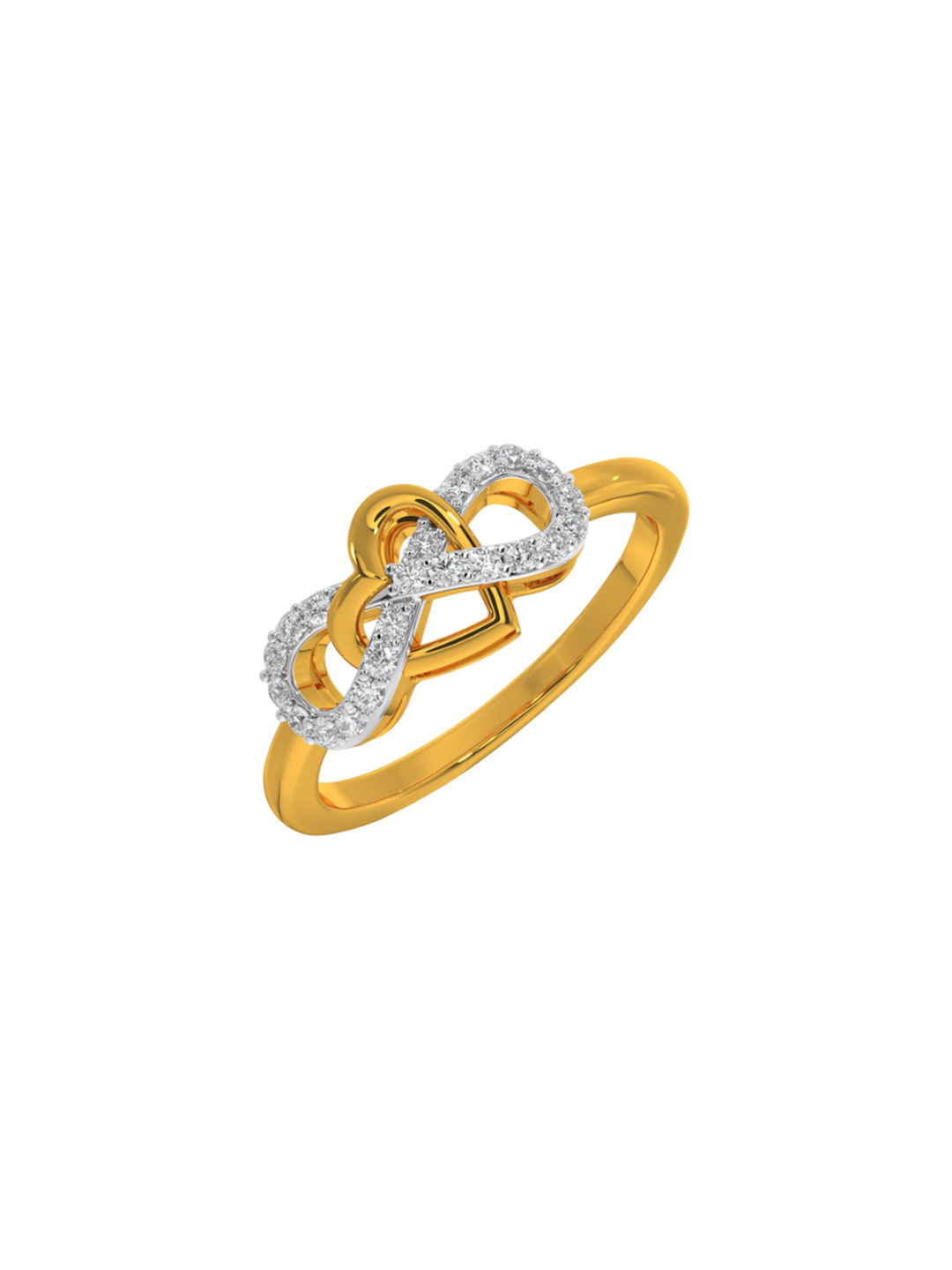 KISNA DIAMOND AND GOLD JEWELLERY 18KT Finger Ring Diamond 0.15 CT