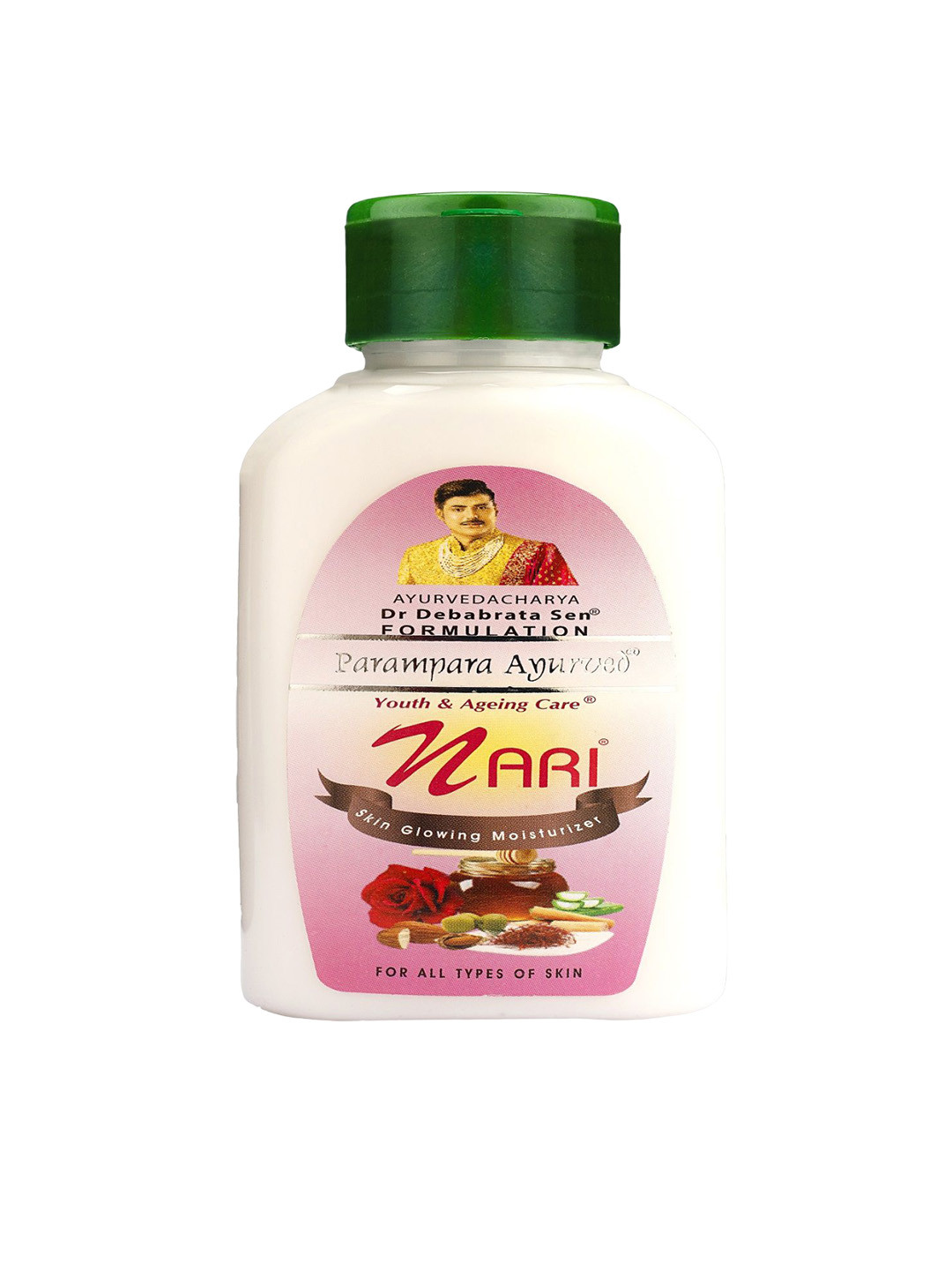 Parampara Ayurved Set Of 2 Nari Youth & Ageing Care Skin Glow Moisturizer- 100ml