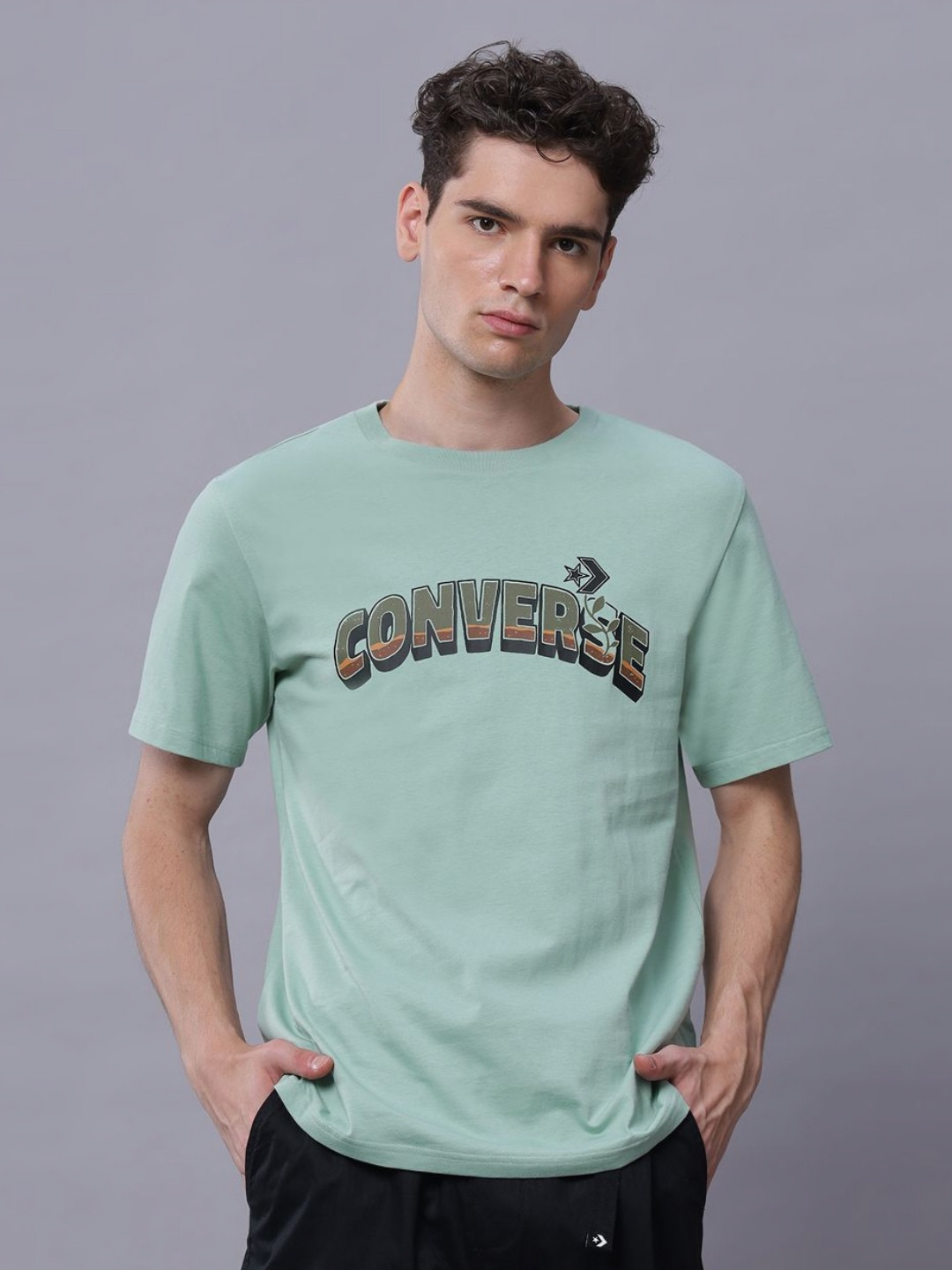 Converse Men Star Chevron Plant T-Shirt