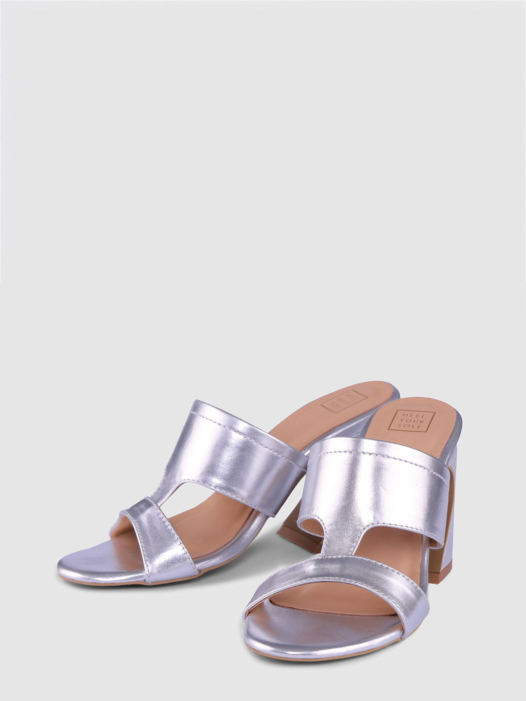 HEEL YOUR SOLE Nina Women Leather Block Heels