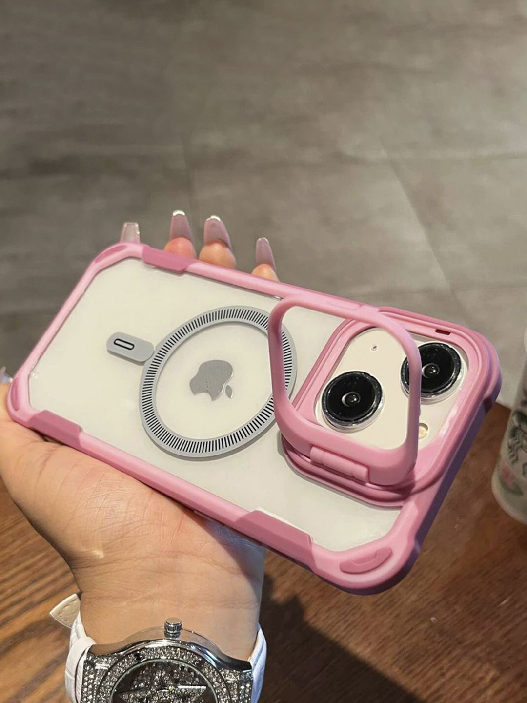 Luxury Kase Solid Printed iPhone 13 Back Case Mobile Accessories