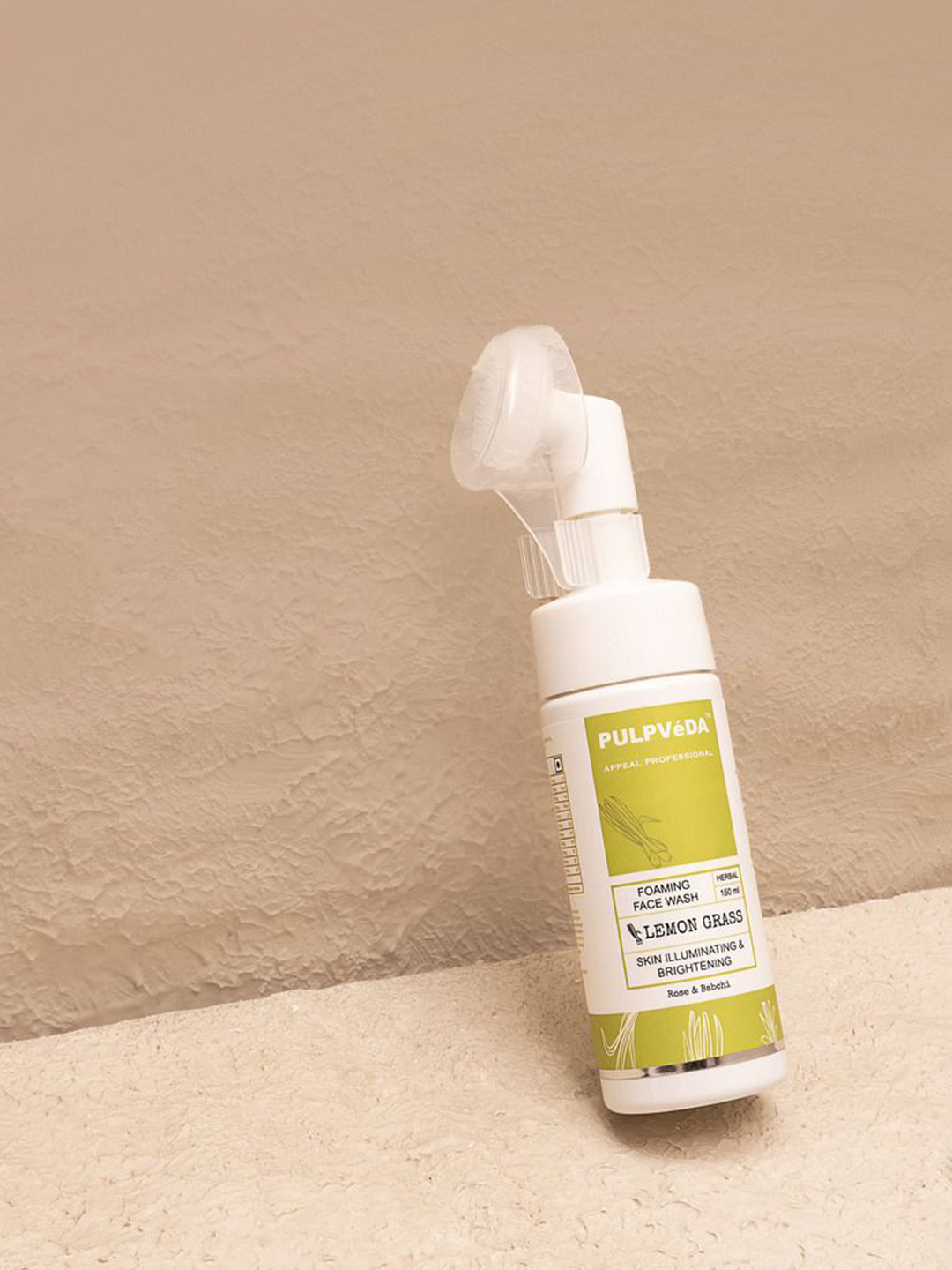 Pulpveda Lemon Grass Skin Illuminating Foaming Face Wash With Bakuchiol - 150 ml