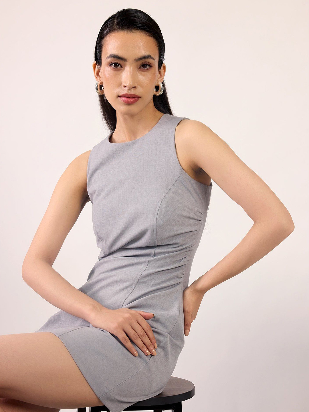 Virgio Viscose Stretch Bodycon Mini Dress