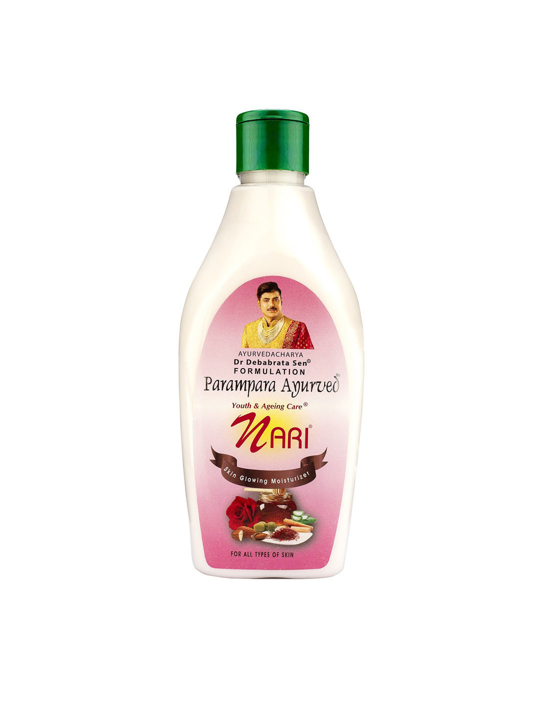 Parampara Ayurved Nari Skin Glowing Moisturiser With Aloevera - 250 ml