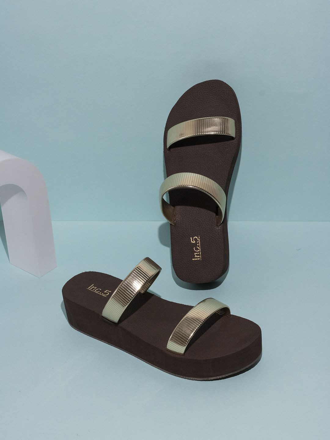 Inc 5 Women Wedge Heel Open Toe Sandals