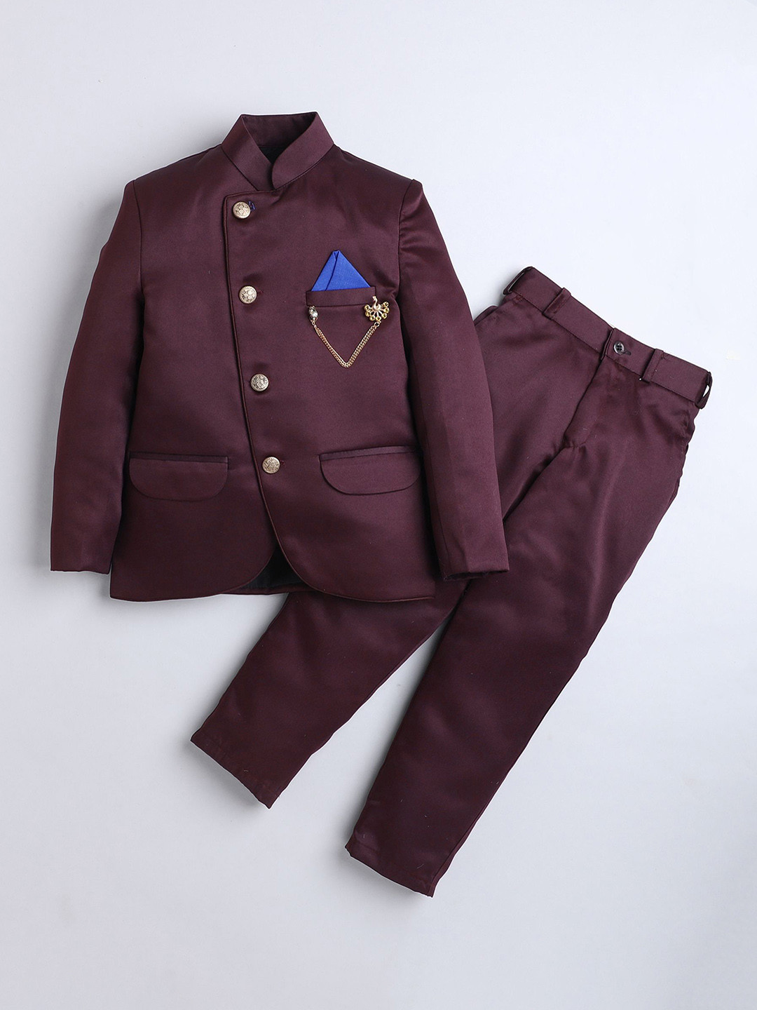 BAESD Boys 2-Pcs Single Breasted Suit