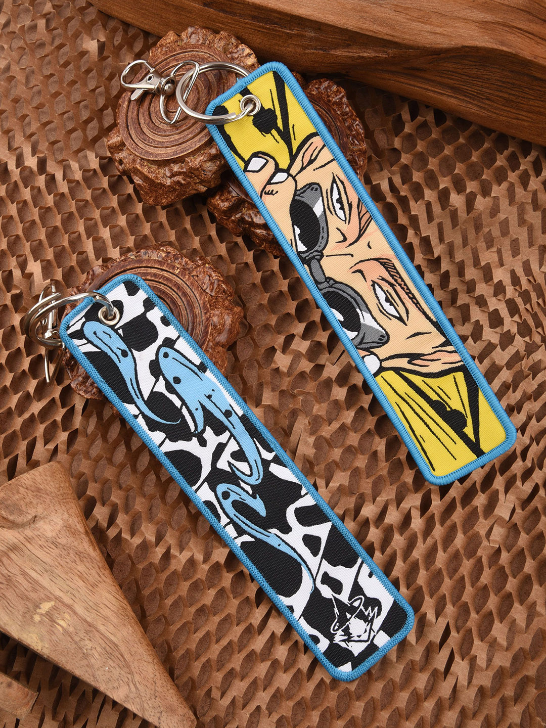 COMICSENSE Overtime Jujutsu Kaisen Double Sided Woven Anime Keychain