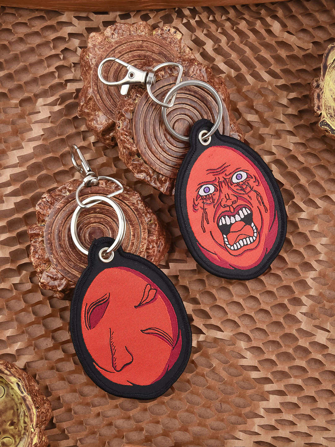 COMICSENSE Beherit Double Sided Woven Anime Keychain