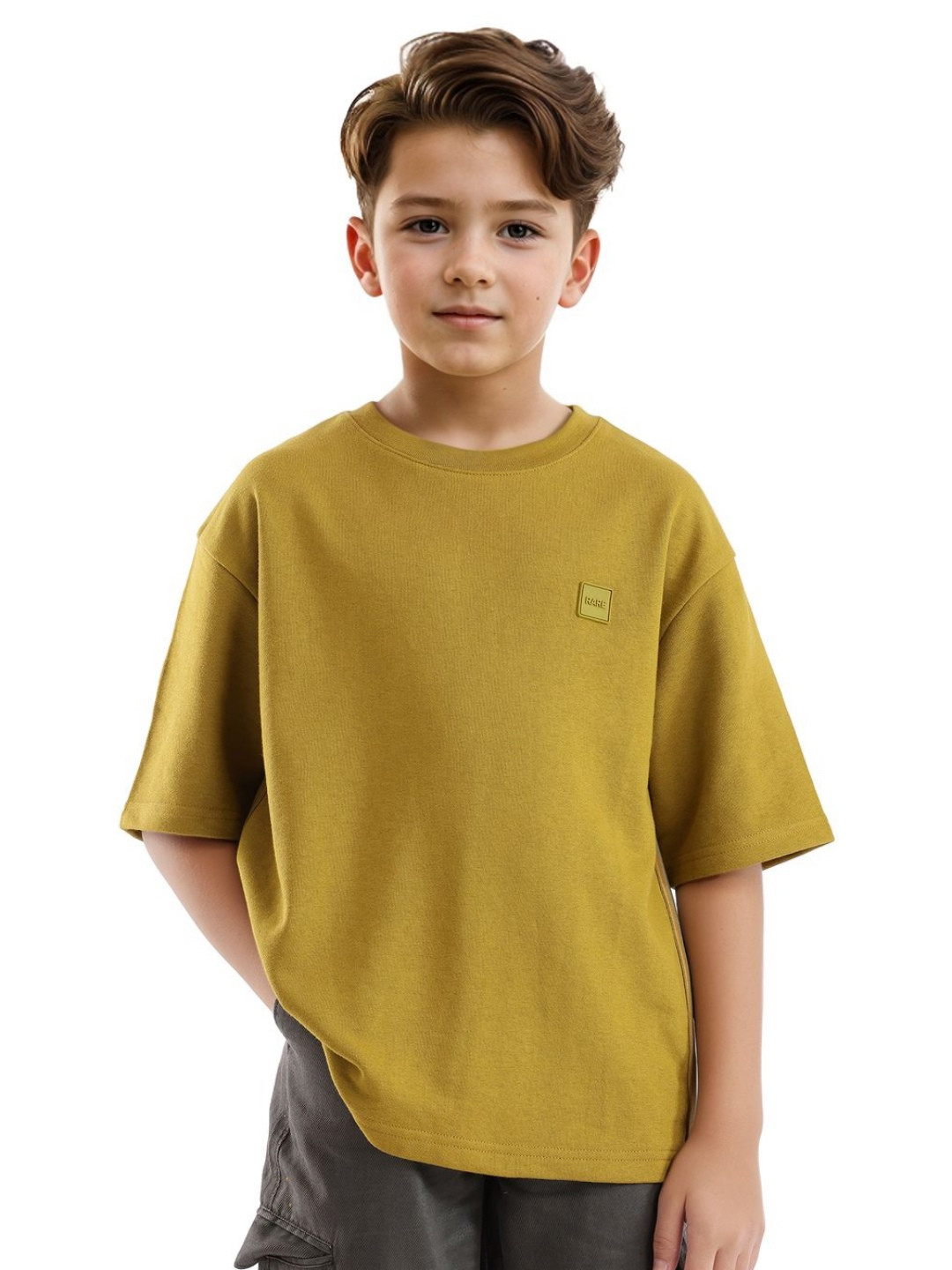 Rare Ones Boys Applique Boxy Fit T-Shirt