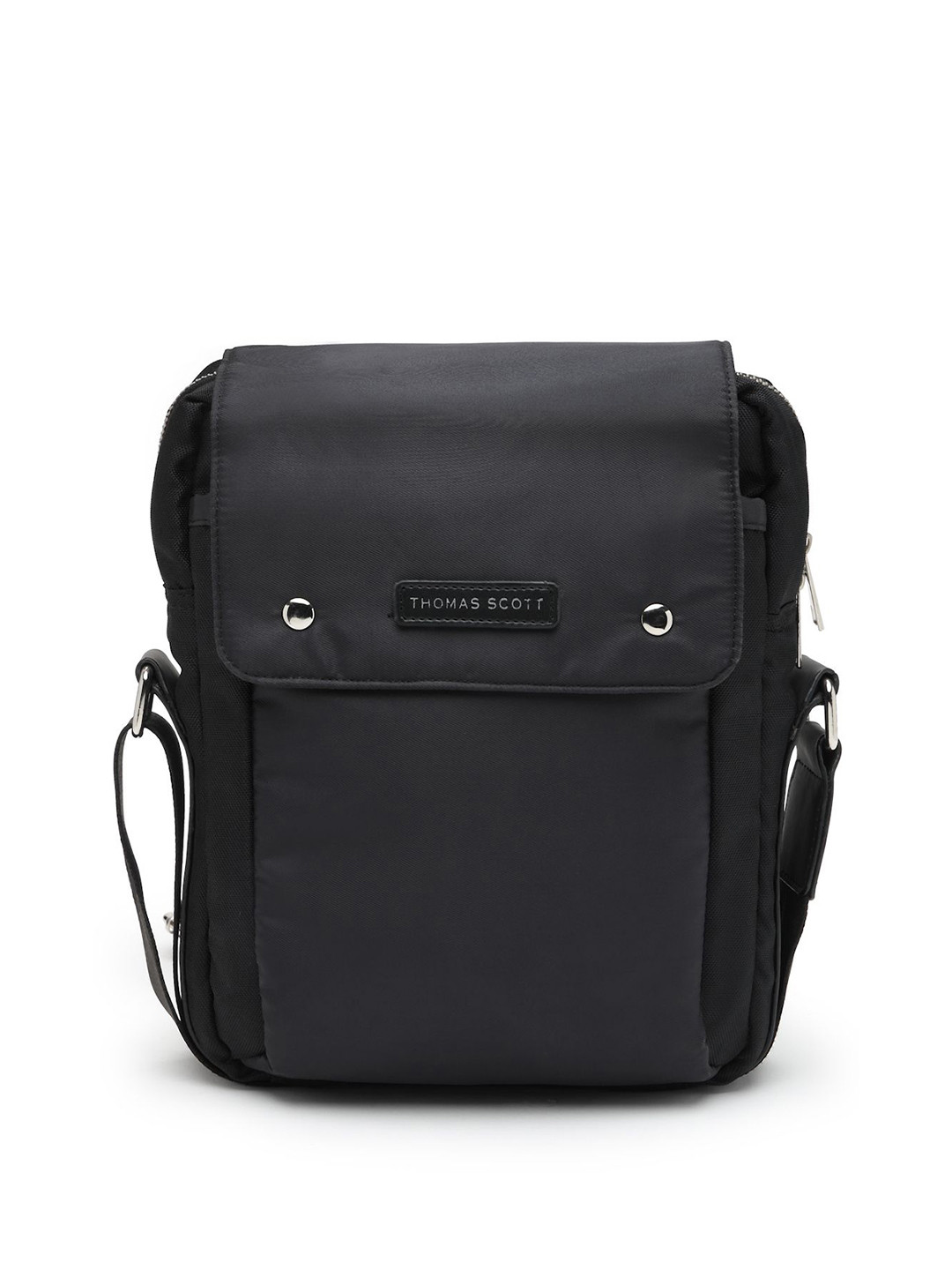 Thomas Scott Men Zippered Messenger Bag