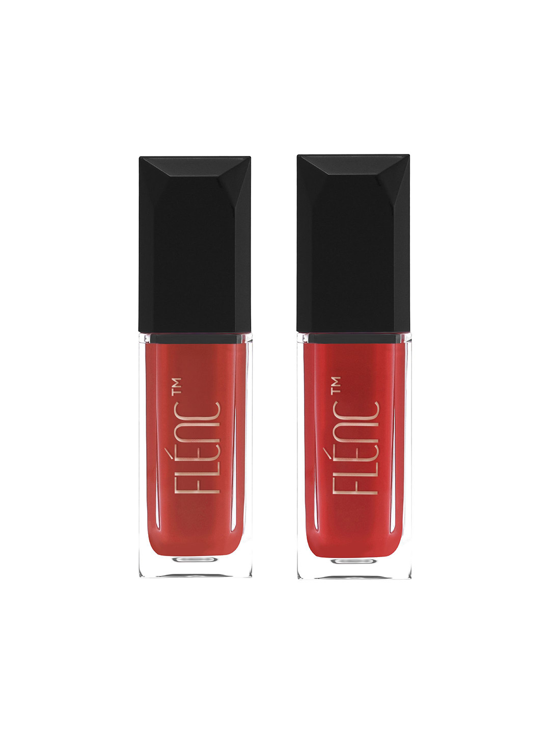 FLENC Set Of 2 Cryla Velvet Matte Liquid Lipstick -5ml- Sydney - Milan