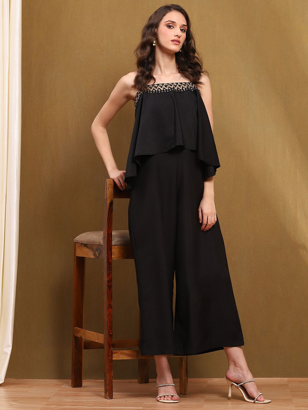 Biba Women Dyed Formal Maxi Dress