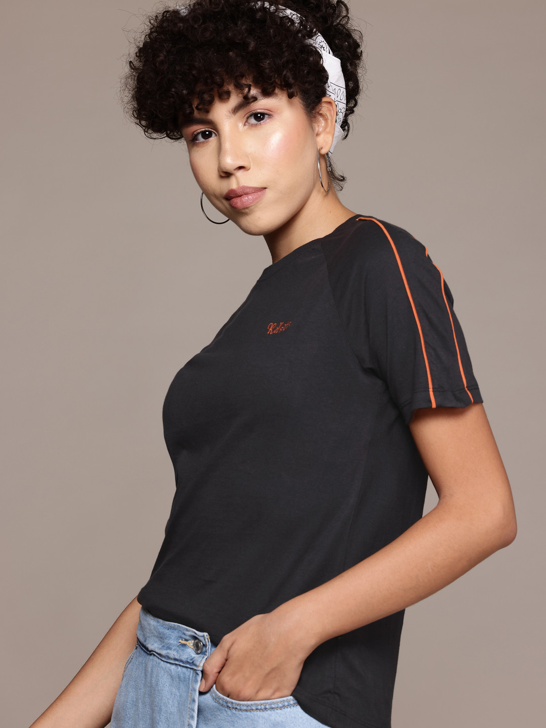 Roadster Pure Cotton Raglan Sleeve T-shirt