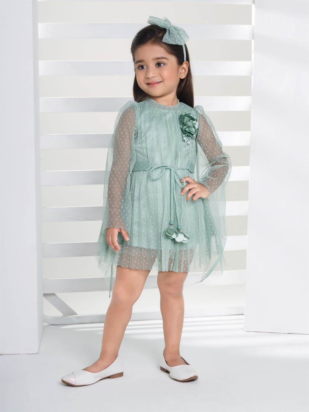 Peppermint Net Dress