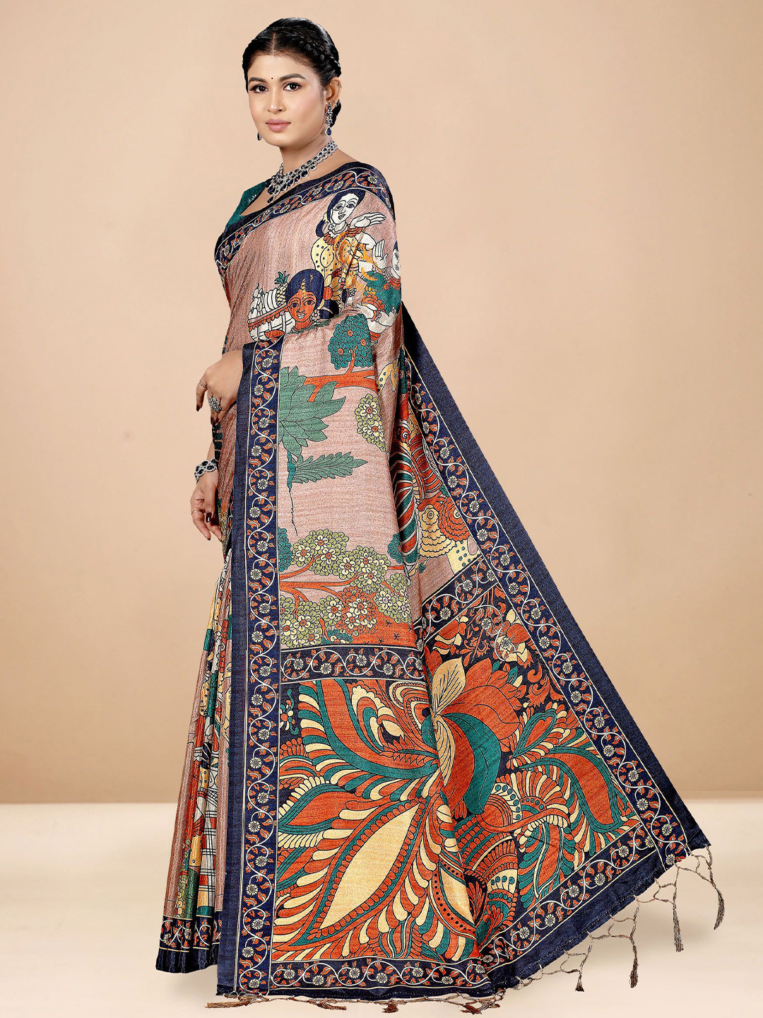 Anouk Rustic Floral Designer Saree