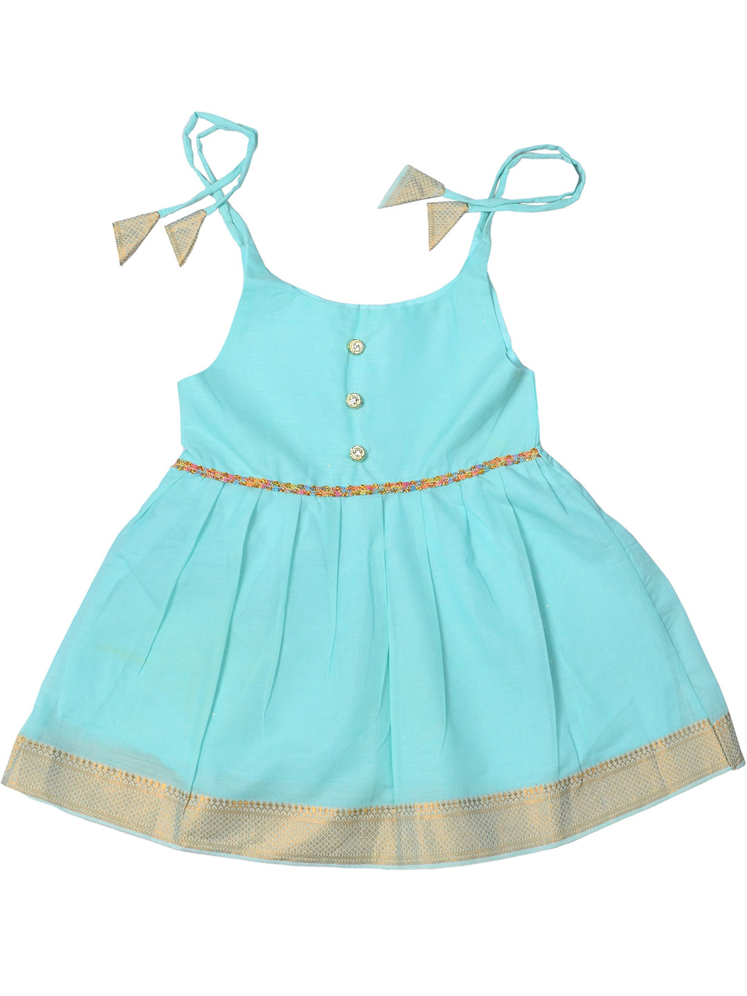 BAESD Girls Mangala Gowri Cotton Ethnic Dress