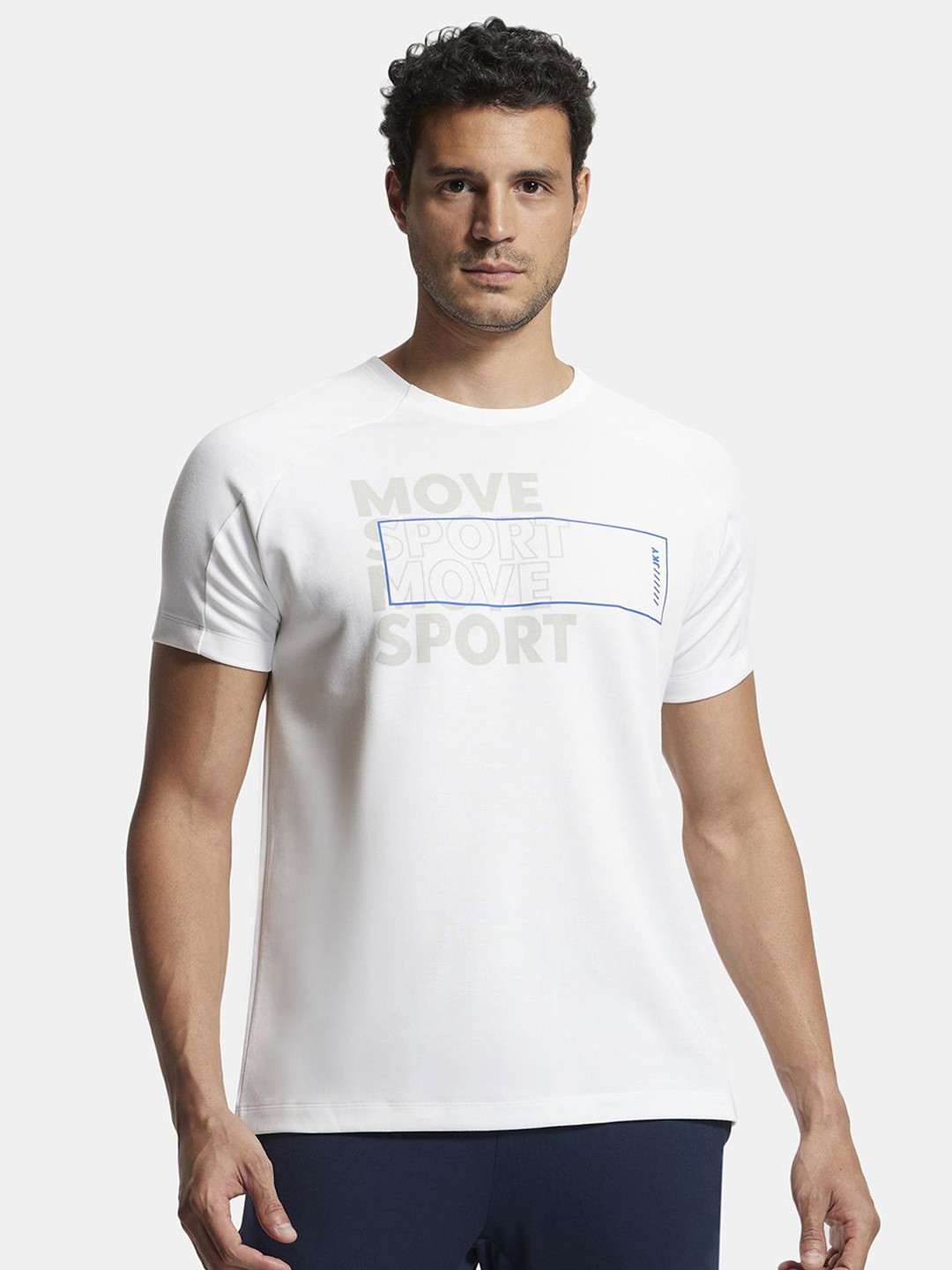 Jockey Super Combed Cotton Printed Tshirt with Stay Fresh Treatment-MV02