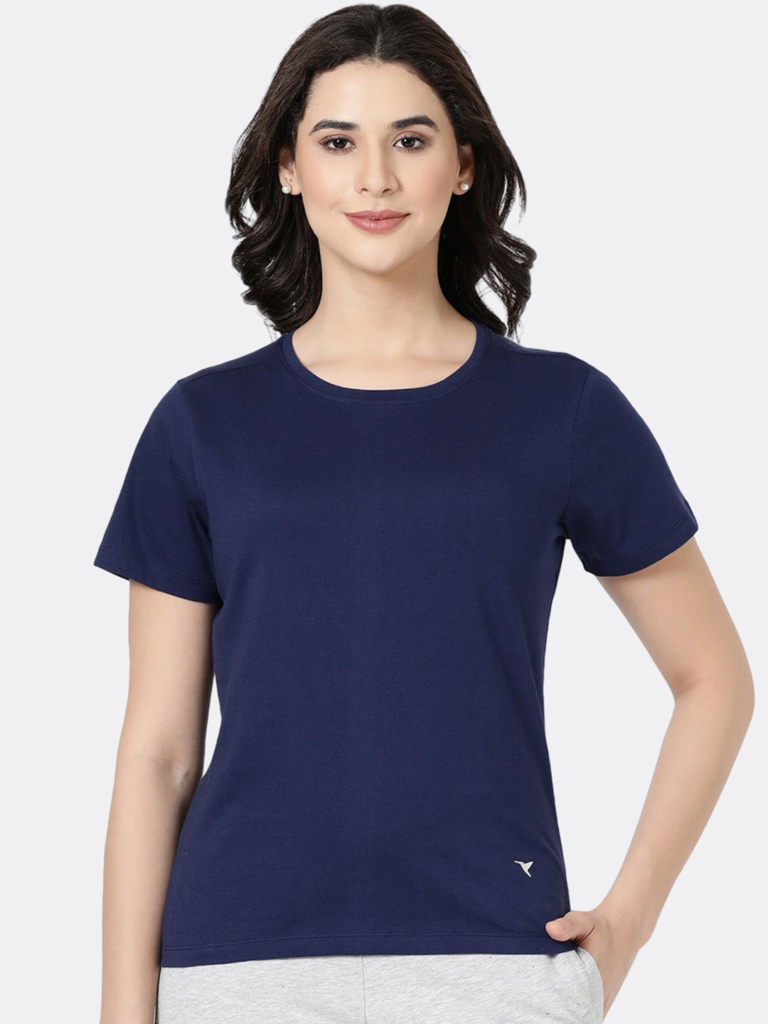 BLOSSOM Women Pure Cotton Short Sleeve Lounge Tshirts