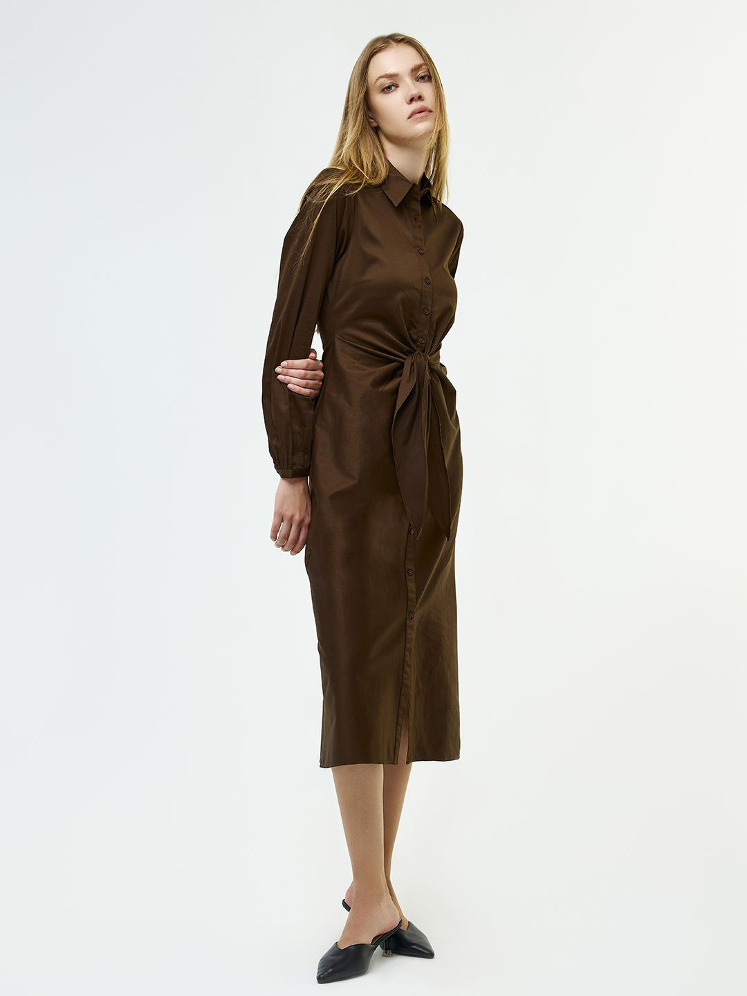 COVER STORY Shirt Midi Dress