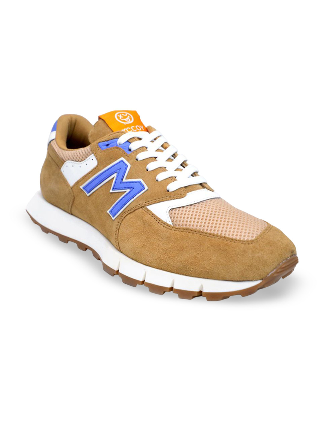 mccoy Men M-9060 Colourblocked Antibacterial Leather Sneakers