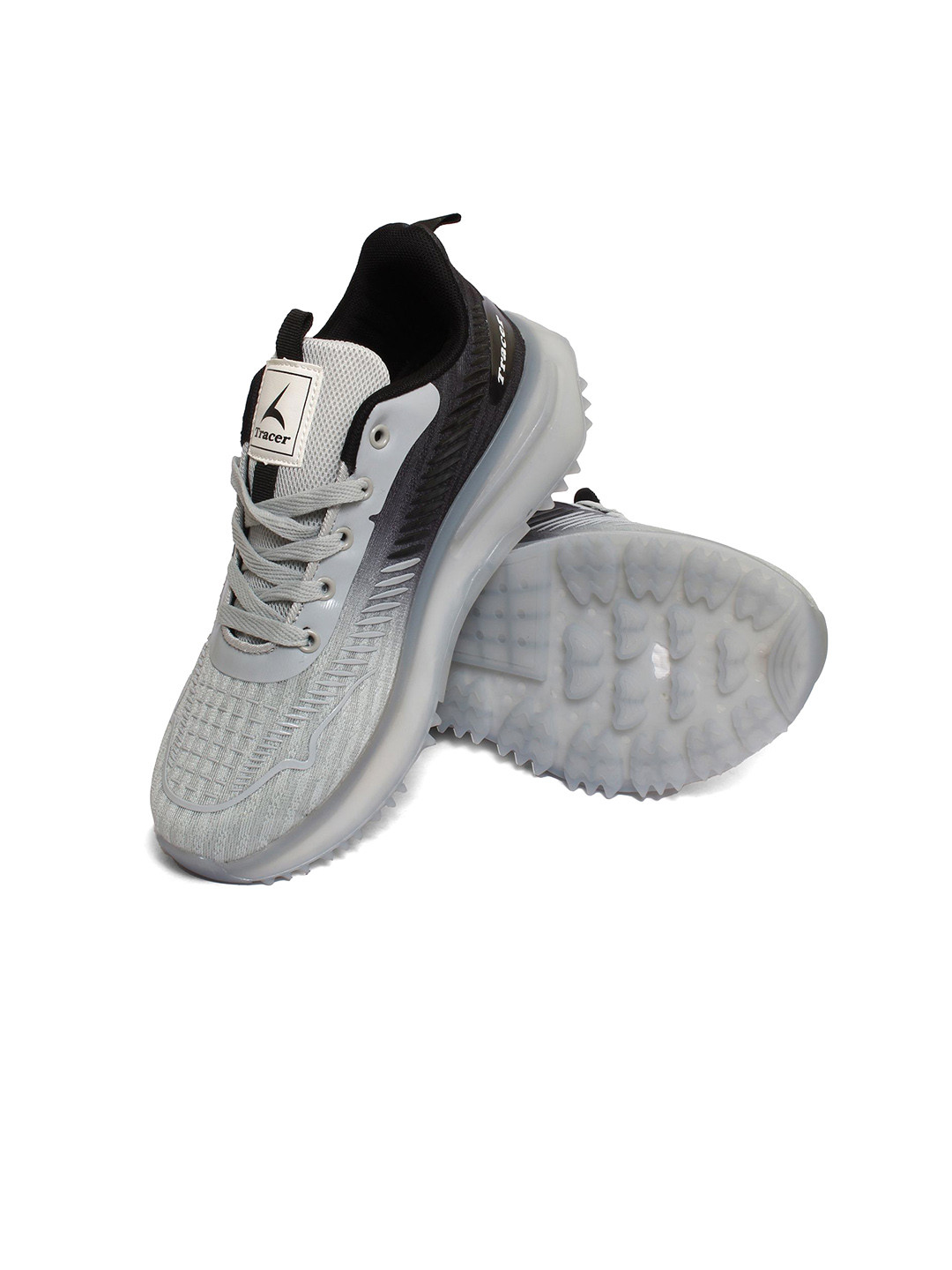 TRACER Men Textured Lace-Ups with Anti-Slip Sole for Secure Steps All Day