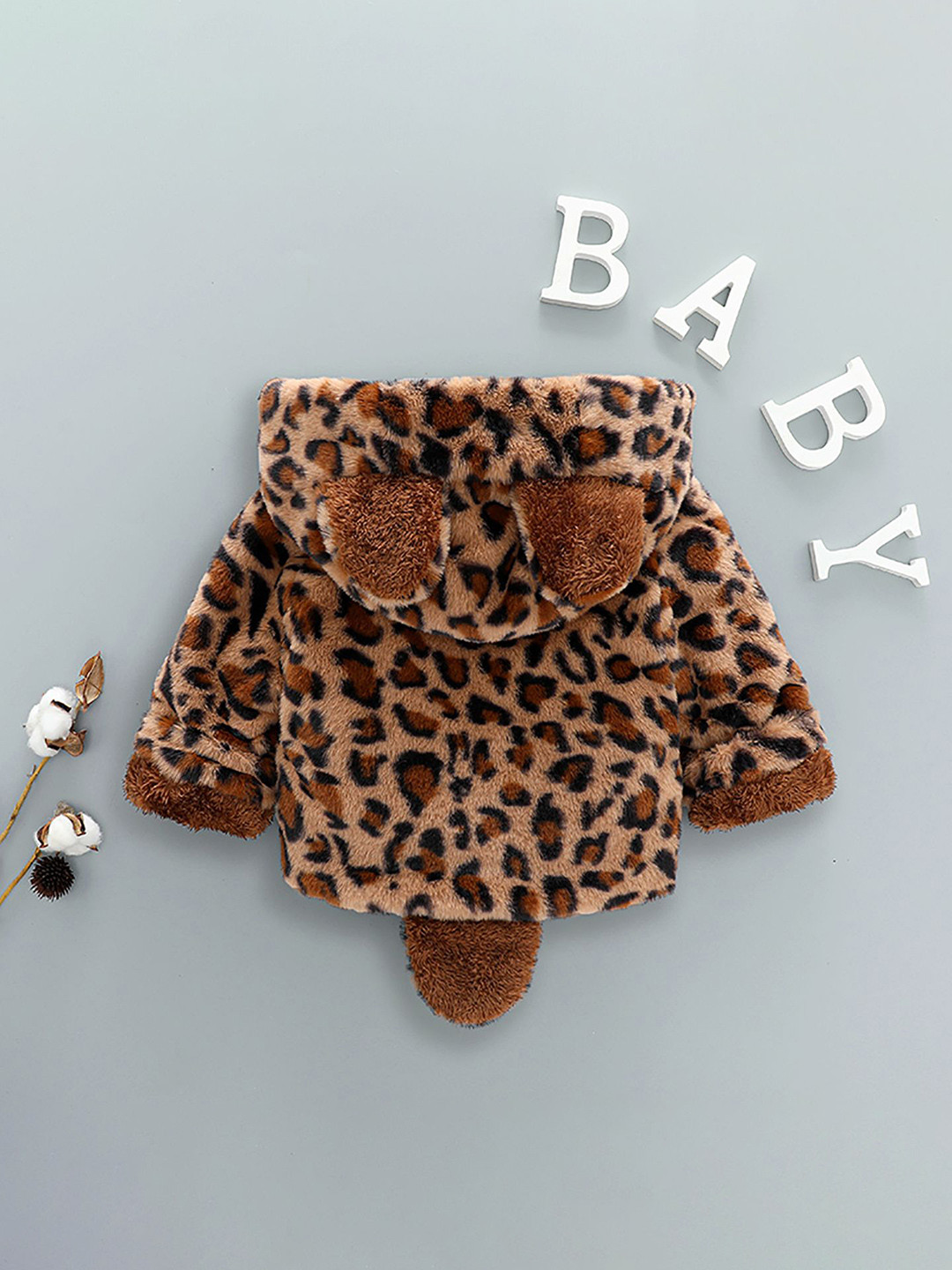 StyleCast x Revolte Girls Hooded Animal Printed Casual Windcheater Jacket