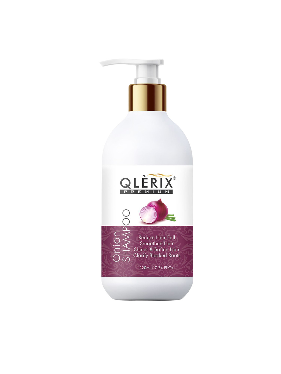 QLERIX Hair Fall Control Onion Shampoo - 220 ml
