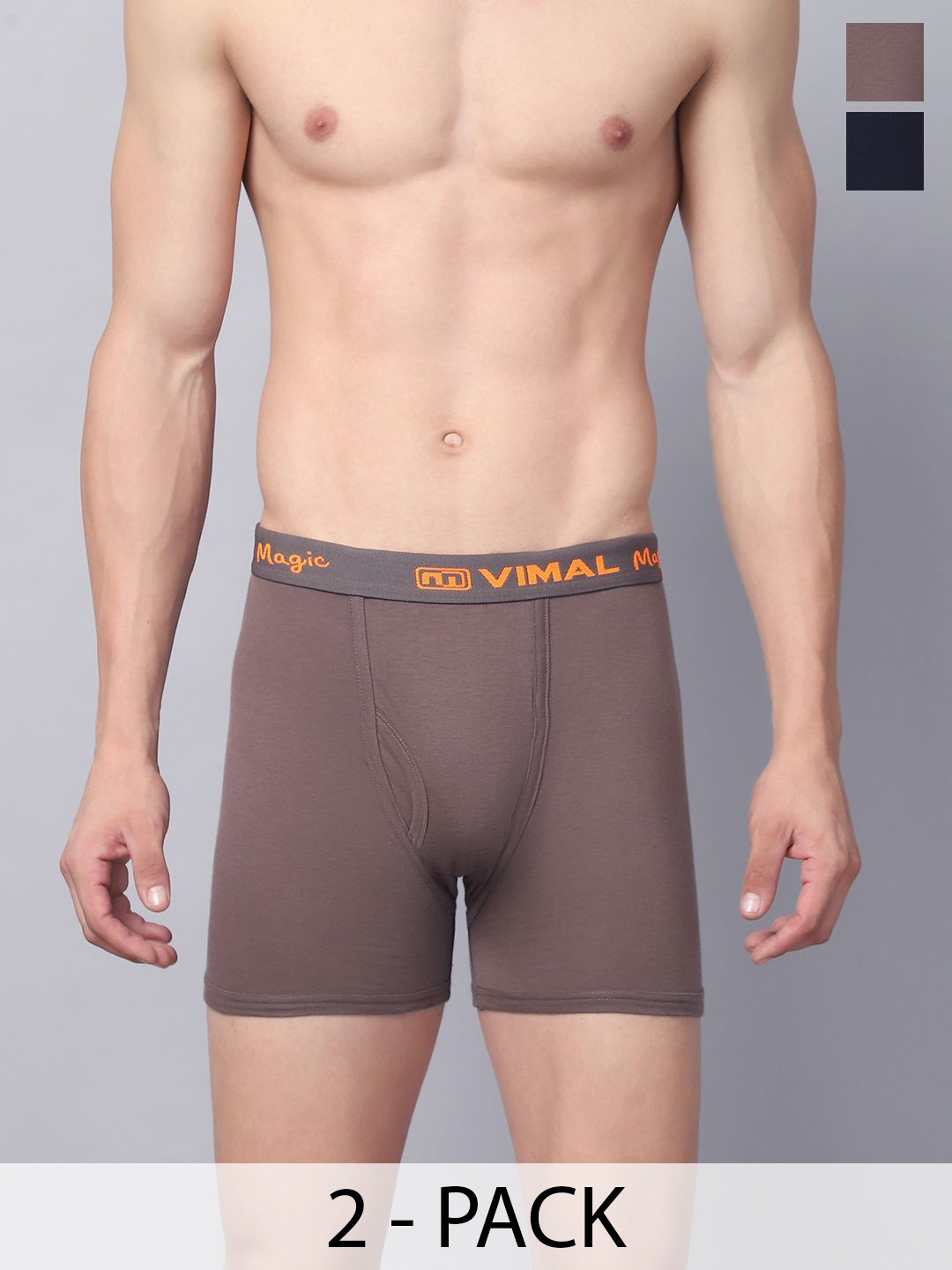 MACK JONNEY Men Pack Of 2 Assorted Trunks MAGIC__RED__A__02