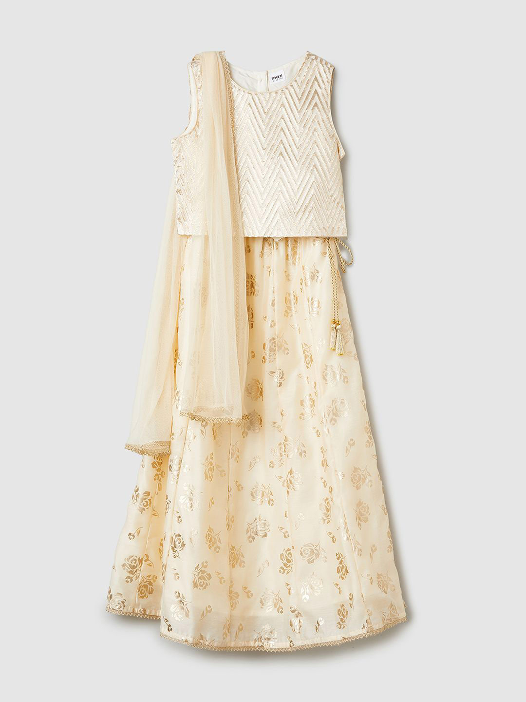 max Girls Ready to Wear Lehenga & Blouse With Dupatta