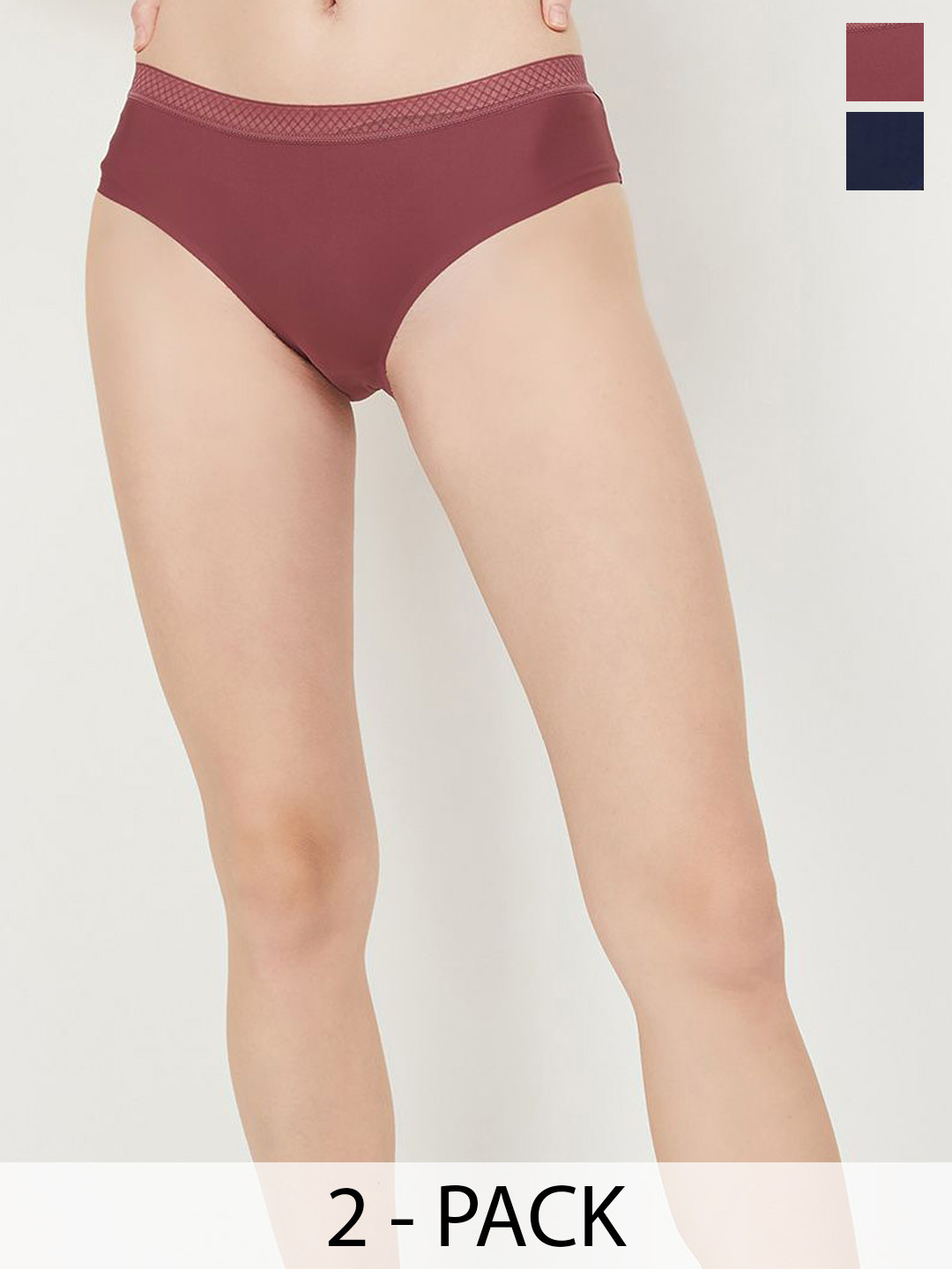 max Pack Of 2 Mid-Rise Bikini Briefs 1000013986466
