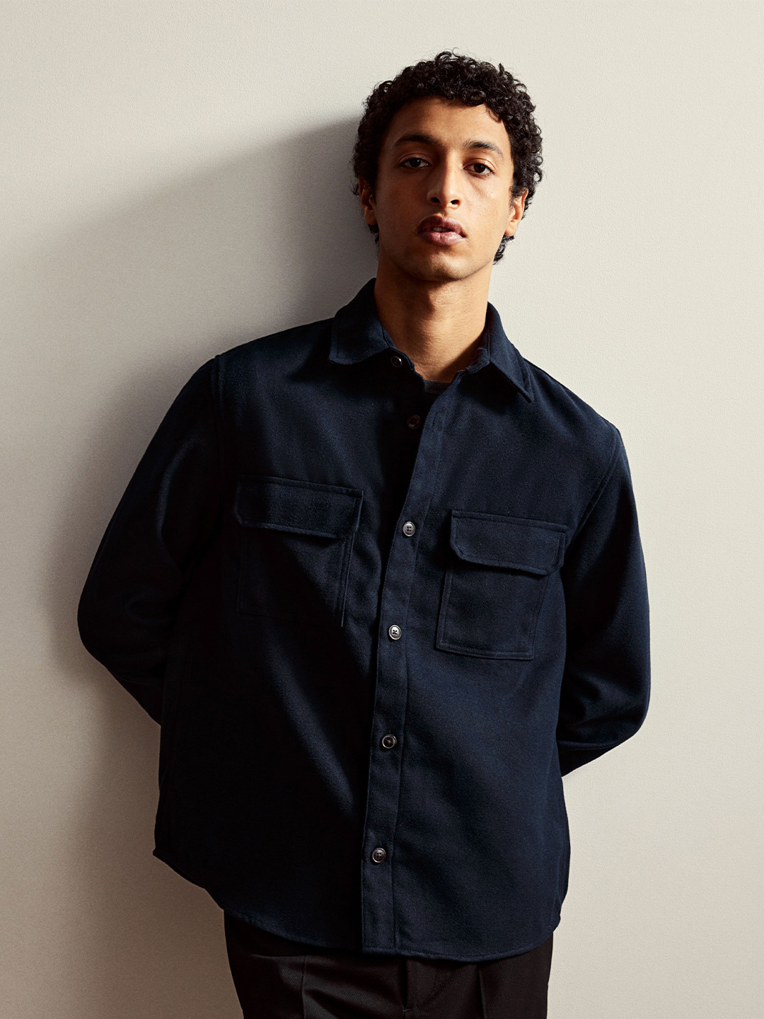 H&M Felted Overshirt