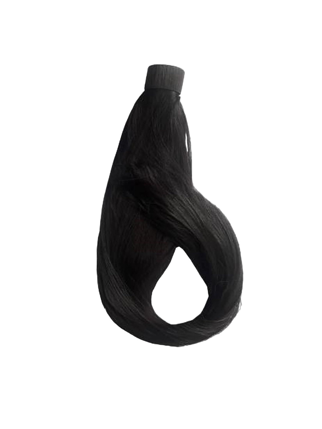 D-Divine Tape-In Ponytail Straight Hair Extension - Black - 24 Inch