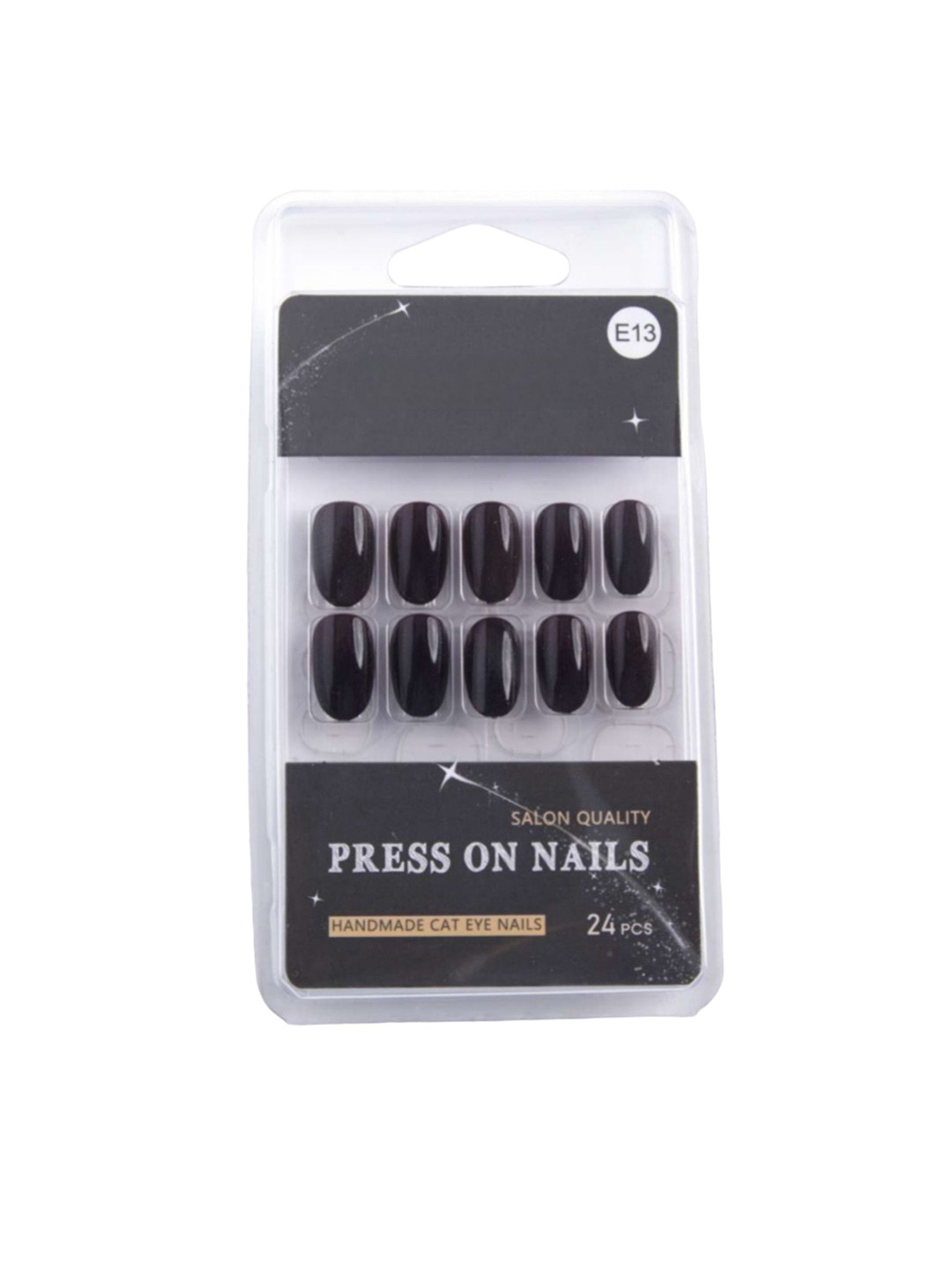 RANORE 24 Pieces Handmade Cat Eye Press On Nails - E13