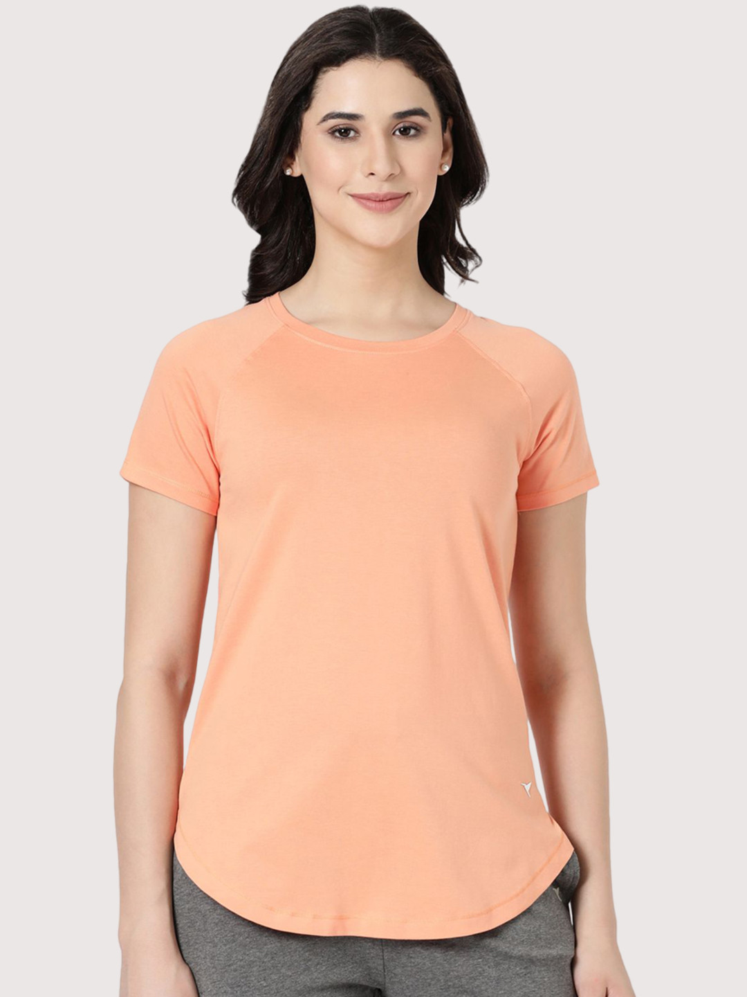 BLOSSOM Women Stretchable Short Sleeve Lounge T-Shirts