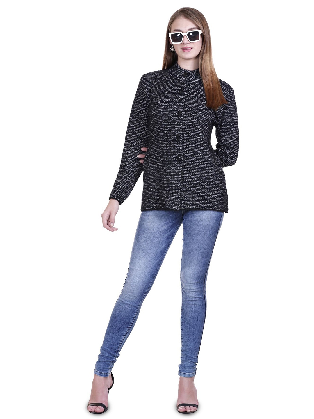 Buy SOSHAGUN OSWAL Women Woollen Cardigan Sweaters Sweaters for Women 31230544 Myntra