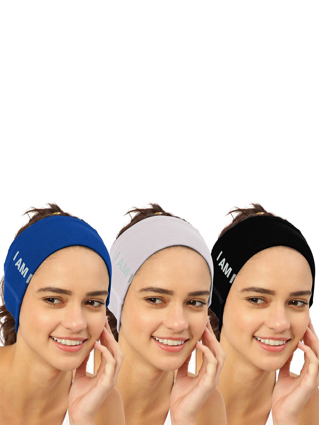 FREECULTR Unisex Pack Of 3 Printed Anti Microbial Multipurpose Bandana Cloth Headband