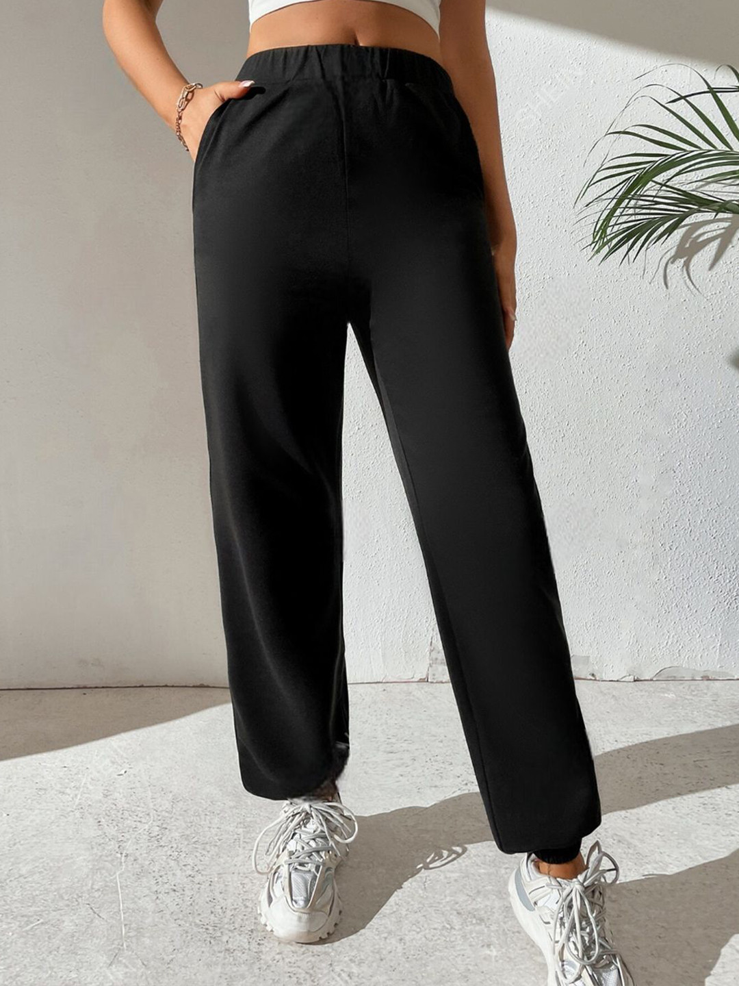 ADDICTED ATTIRE Women Cotton Original Loose Fit Easy Wash Joggers