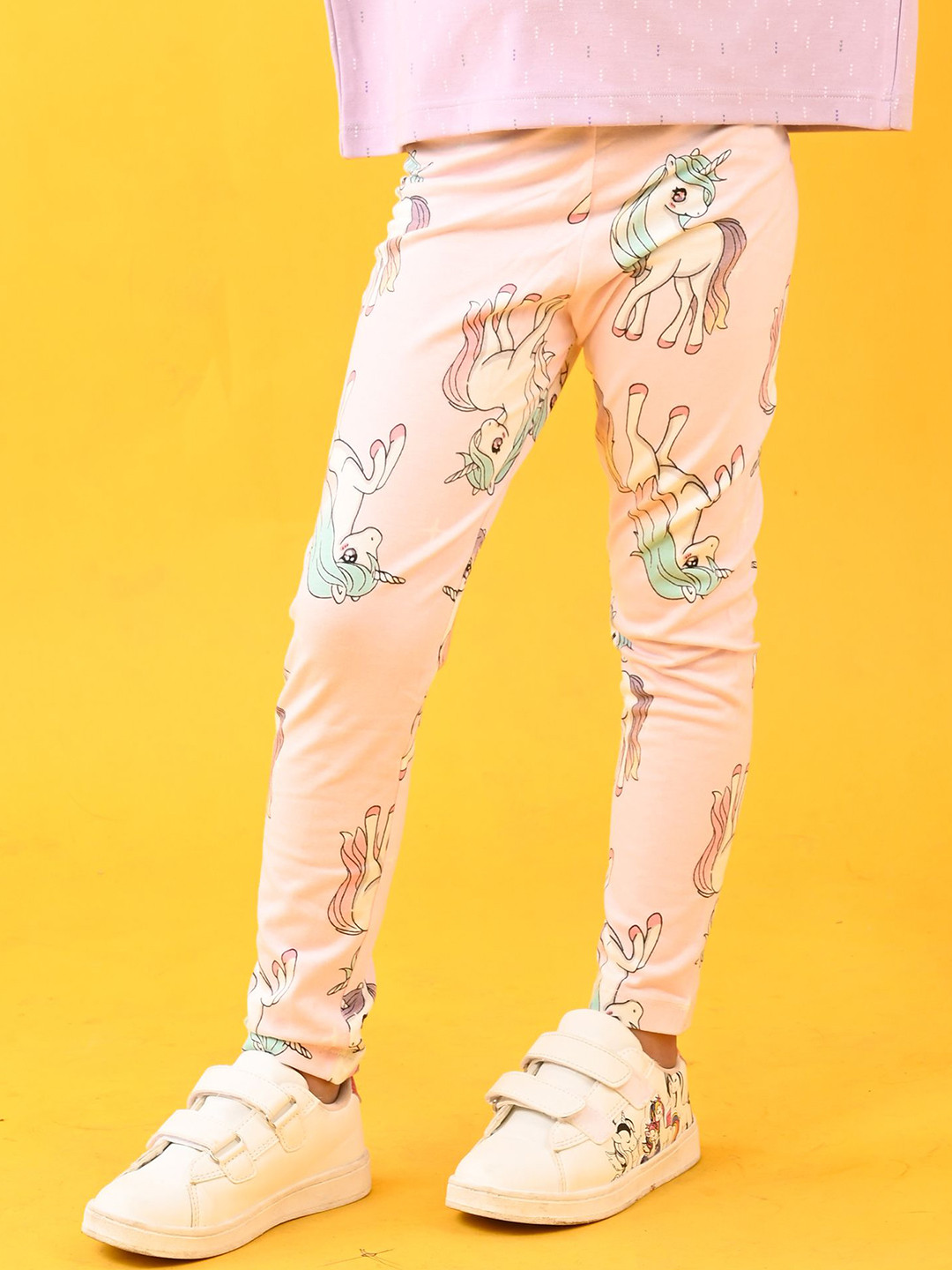 Anthrilo Girls Unicorn Printed Leggings