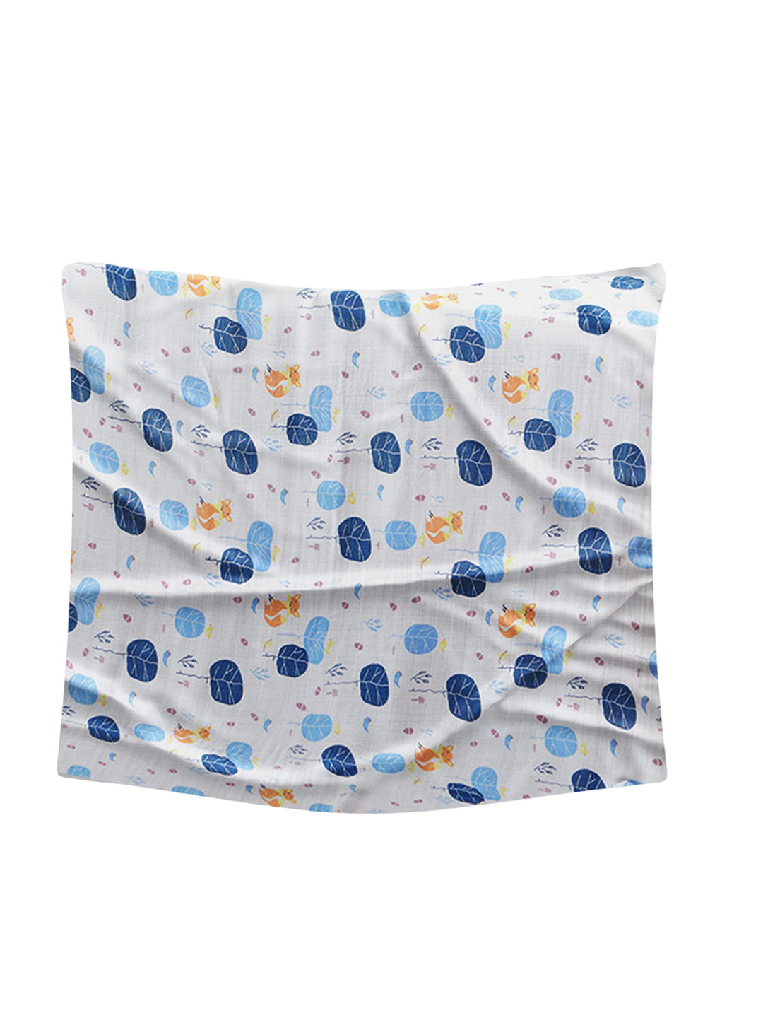 BAESD Kids Animal Printed Bamboo Muslin Swaddle Wrap  For Newborn