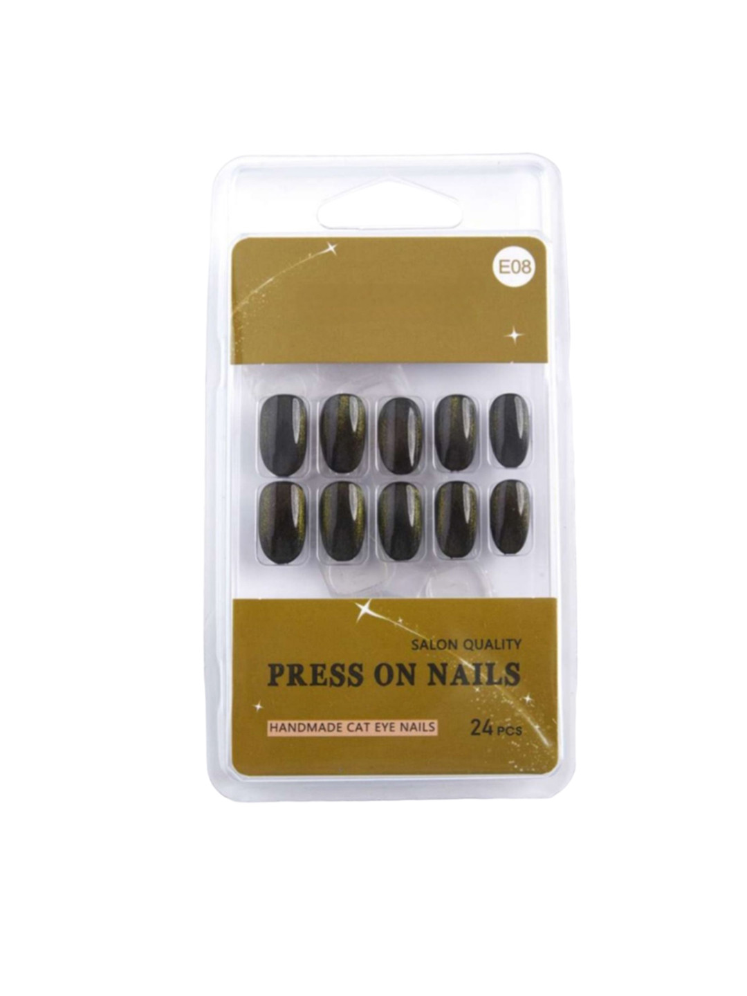 RANORE Set Of 24 Cat Eye Press On Nails - E08