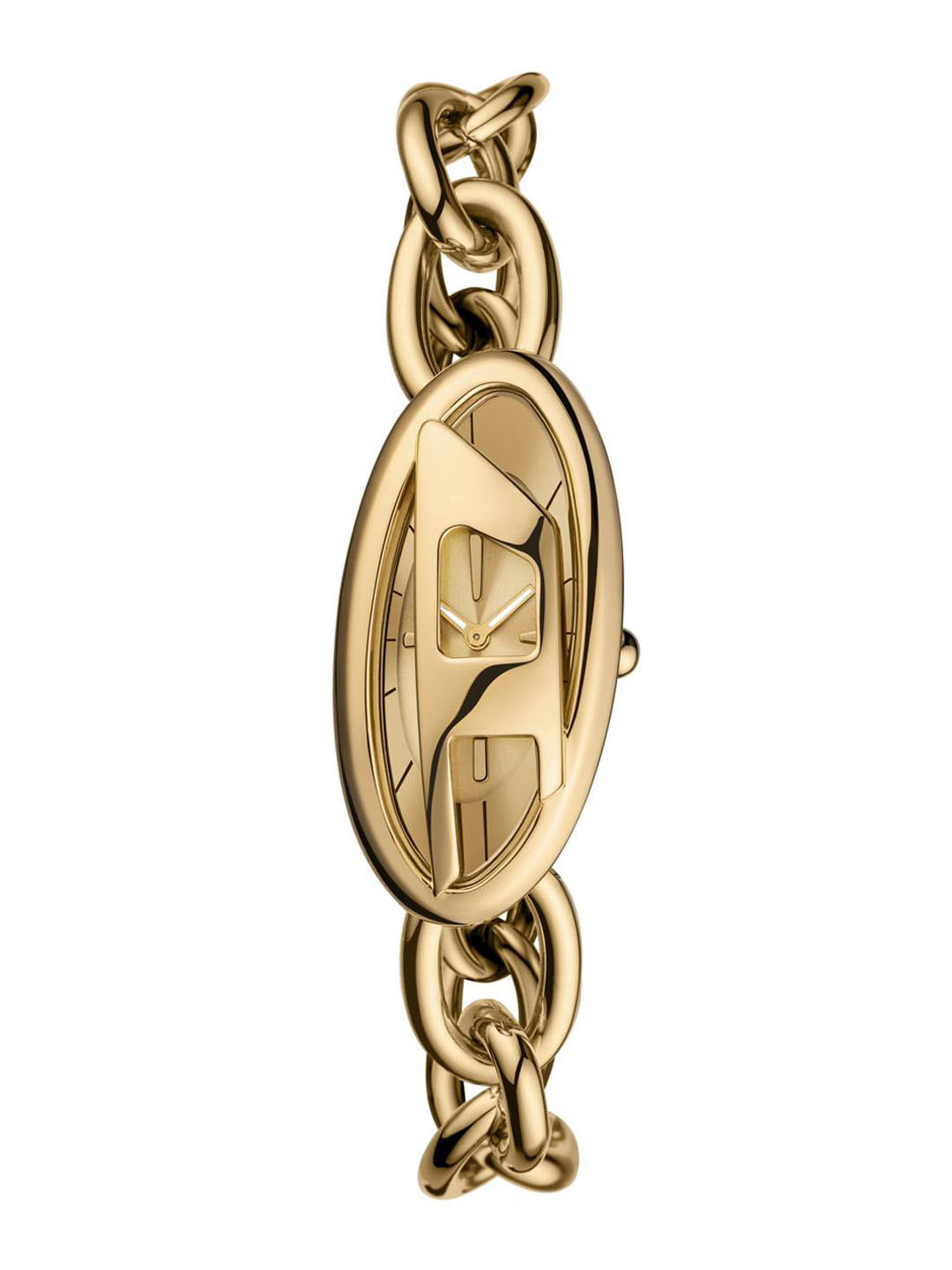DIESEL Women Printed Dial & Stainless Steel Straps Analogue Watch AK_DZ5611